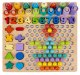 Wooden Educational Bead Puzzle and Fishing Game Toy DU17252