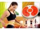Rotating Twister Board with Resistance Bands and Foot Massage, Orange