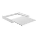 Maclean MC-890 Universal Washing Machine and Dryer Stacking Kit with Shelf, White