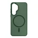 3mk Smoke MagCase for Samsung Galaxy S25, Green-Translucent