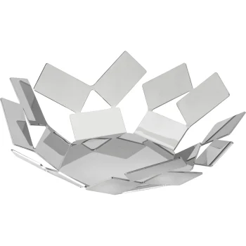 Alessi MT01 La Stanza dello Scirocco Basket Bowl, Stainless Steel, Silver