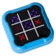 Electronic Tic Tac Toe 4-in-1 Portable Game Console, Blue