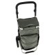 Shopping Trolley on Wheels with Insulated Bag 100 cm, Grey