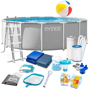 Frame Garden Pool Intex 26726ND 457 x 122 cm with Pump and Accessories