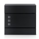 Humberg Hm-863 Mailbox with Newspaper Holder, 37x37x10.5 cm, Anthracite