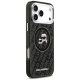Karl Lagerfeld IML Glitter Karl & Choupette MagSafe Case for iPhone 17 Pro Max, Black