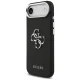 Guess Grained Big 4G Classic Logo Case for iPhone 17 Air, Black