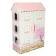 Lulilo Papilio Wooden Dollhouse, 80cm, White/Pink