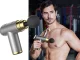 Compact Massage Gun with 4 Attachments, Grey