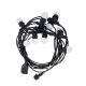 Dārza āra virtene LED lampiņas bumbas 12m + 10 G45 Spuldzes (Baltas) | Outdoor Lights Balls