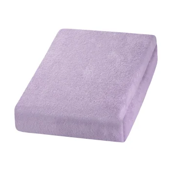 Terry Cloth Bed Sheet for Massage Table 60x190 cm, Purple