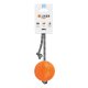 Rubber Ball on a Rope Interactive Chew Toy for Dogs, Liker Cord 9 Waudog