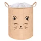 Kruzzel 24727 Toy and Laundry Basket, 42L, Beige