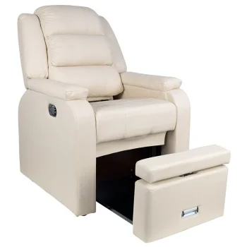 Pedicure Spa Chair Hilton, Cream