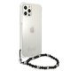 Guess iPhone 12 Pro Max Case Pearl Collection, Transparent