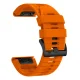 Tech-Protect silicone strap for Garmin Fenix 5–9 Pro (47 mm), orange
