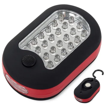 27-LED Cordless Portable Workshop Lamp with Magnet and Hook