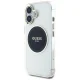 Guess IML Metal Colored Circle MagSafe Case for iPhone 16 Black