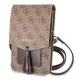 Guess GUWBSQGBE Universal Phone Bag, Brown