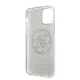 Guess iPhone 11 Pro Case 4G Circle Glitter, Khaki