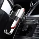 Baseus Metal Age Gravity Car Mount Air Vent Phone Bracket Holder for CD Slot, Silver