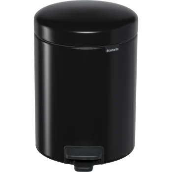 Brabantia Newicon Pedal Bin 5 L, Matt Black
