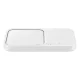Samsung Wireless Charger Duo 15W with Mains Charger and Cable, White