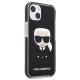 Karl Lagerfeld Ikonik Karl vāciņš iPhone 13 mini - Melns