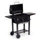 Charcoal Garden Grill with Lid and Thermometer MultiGarden
