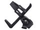 Universal bike bottle holder for handlebar and stroller, black
