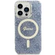 Guess iPhone 15 Pro Case IML 4G MagSafe, Blue