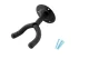 Vertical Wall-Mounted Guitar Hanger Black