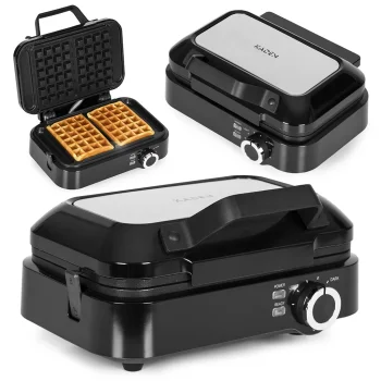 Kaden 1200W Waffle Maker for 2 Large Waffles