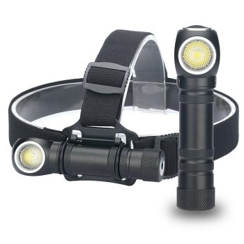 2-in-1 LED Bike Light and Headlamp, 300 Lumens