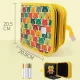 Bakalu KZ1025 Portable Drawing Board Book with Chalk Markers, Bear