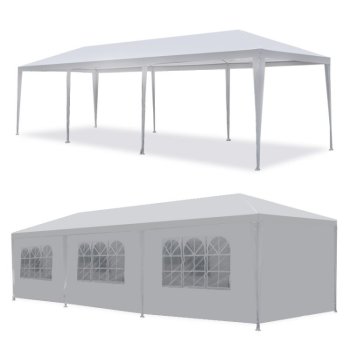Садовый шатер и торговая палатка MultiGarden 3x9 м, белый
