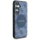 Guess 4G Round Patch Classic Logo MagSafe Case for Samsung Galaxy S25+, Blue