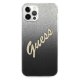 Apple iPhone 12 / 12 Pro 6.1\'\' Guess Gradient Script Case Cover (GUHCP12MPCUGLSBK), Black