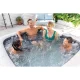 Intex 28450NP PureSpa Inflatable Hot Tub for 4 Persons, 175x71 cm, Grey