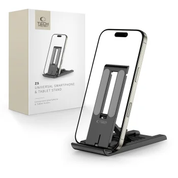 Tech-Protect Z5 Desk Stand for Smartphone and Tablet (4.0-8.3"), Black