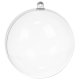 Ruhhy 10cm Transparent Fillable Christmas Baubles, 5 pcs