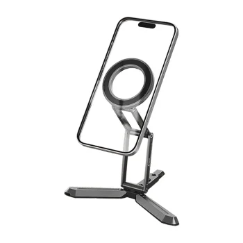 PULUZ PU3223B Foldable Magnetic Phone Holder with MagSafe, Black