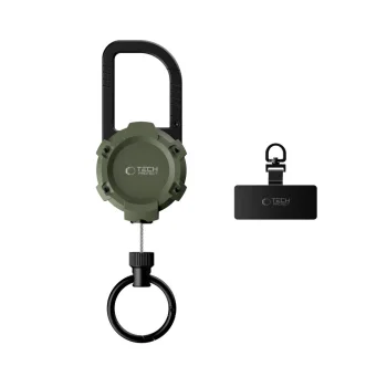 Tech-Protect ATH03 UrbanLoop Retractable Lanyard for Phone and Keys - Green