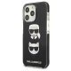 Apple iPhone 13 Pro 6.1\" Karl Lagerfeld Karl&Choupette Head Case Cover (KLHCP13LTPE2TK), Black