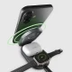 SBS 3-in-1 Foldable Wireless Charging Station Qi2 MFi, Black