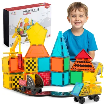 Educational Magnetic Building Blocks 72 Pcs, Ricokids RK-780 Construction Toy