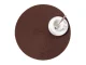 Round Braided Table Placemat, Brown, 38 cm