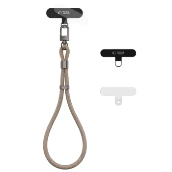 Tech-Protect C11S Rope Wrist Strap for Phone - Beige
