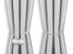 Decorative Clips Holders For Curtains Magnetically Strong, White