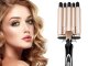 Hair Waver Curling Iron for Waves and Curls, Gold